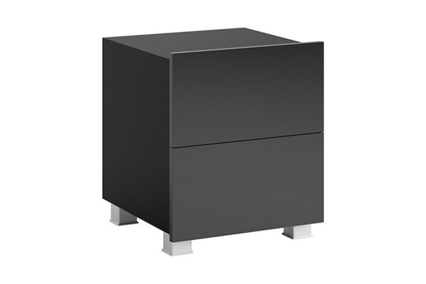 Tessan Sengebord M. Opbevaring, Sort