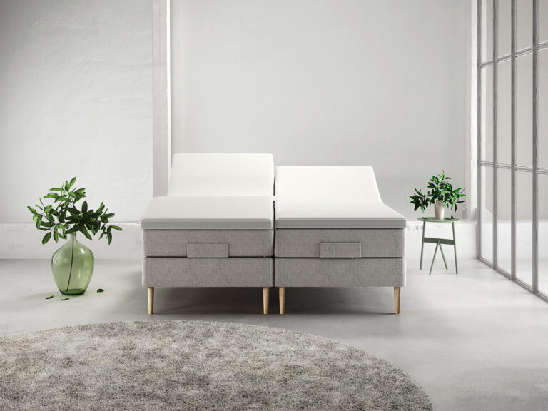 Stockholm Modal Elevation (Lysegrå) - 160x200 cm.