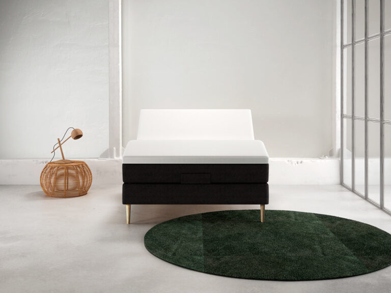 Stockholm Modal Elevation (Sort) - 140x200 cm.