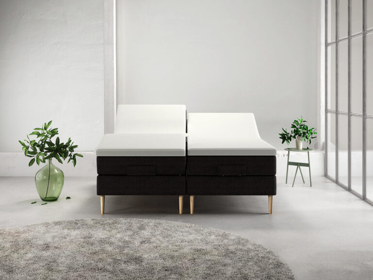 Stockholm Modal Elevation (Sort) - 160x200 cm.