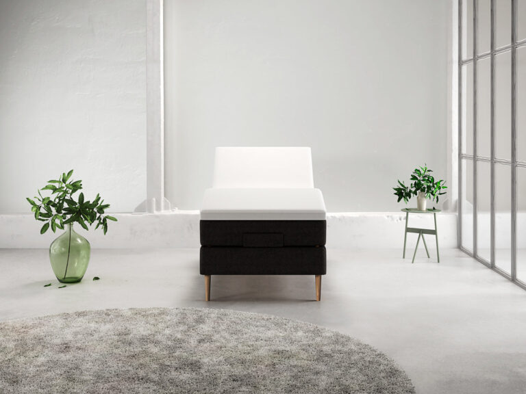 Stockholm Modal Elevation (Sort) - 90x200 cm.