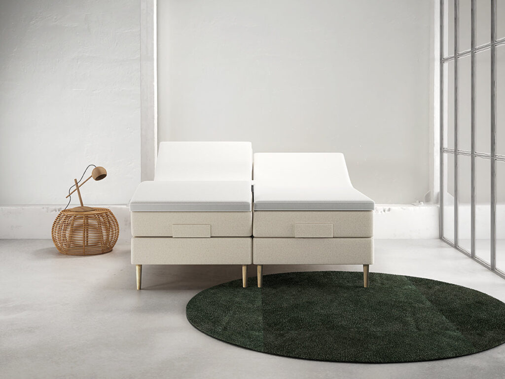 Stockholm Tencel Elevation (Sand) - 160x200 cm.