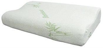 Ergonomisk bambus pude - Nakkepude med memory skum - Høj komfort og støtte - Zen Sleep