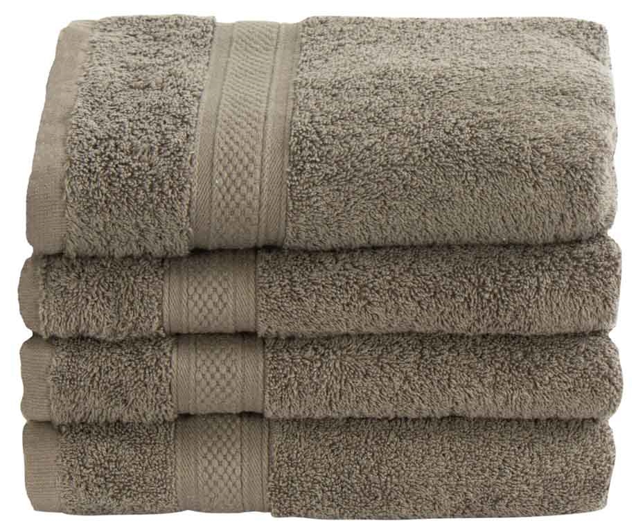 Håndklæde - 50x100 cm - 100% Egyptisk bomuld - Grøn - Luksus håndklæder fra "Premium - By Borg