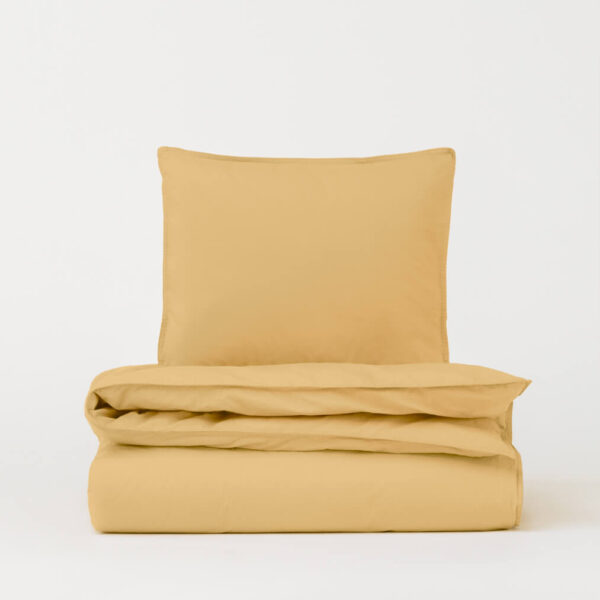 DAWN Percale sengetøj - Apricot - 140x200 cm - 100% økologisk bomuld -
