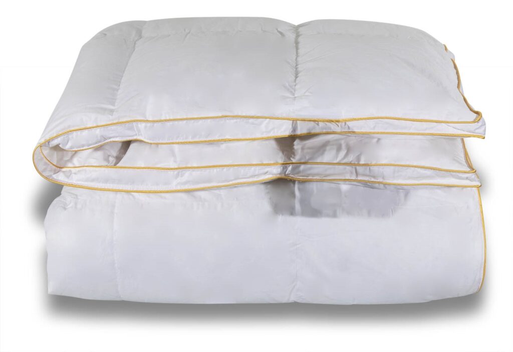 Gåsedunsdyne 200x220 cm - Luksus helårs dobbeltdyne med gåsedun - Premium By Borg - Gulddynen varm