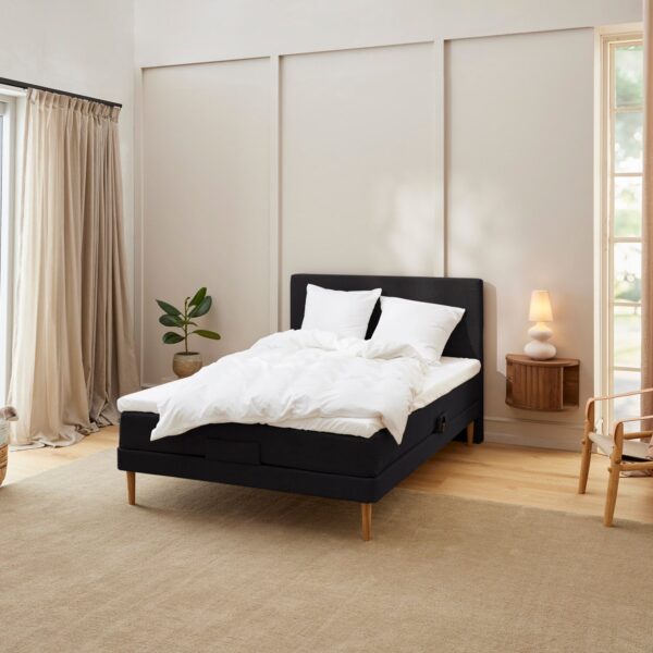 Krone - Komfort | Elevation (Sort) 120x200 cm.