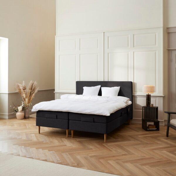 Krone - Luksus | Elevation (Sort) 180x200 cm.