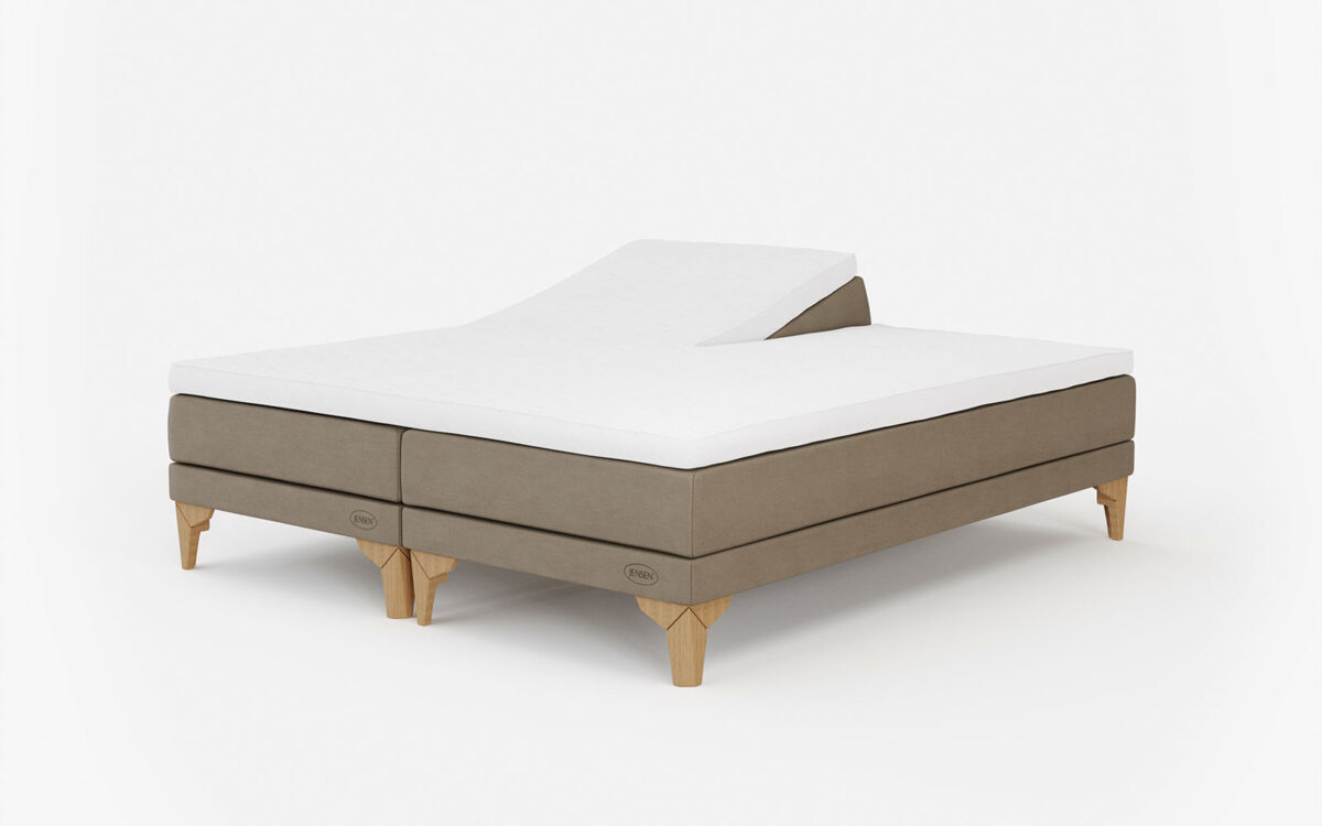 Jensen Ambassadør Lean boxelevationsseng 180x200 inkl. topmadras