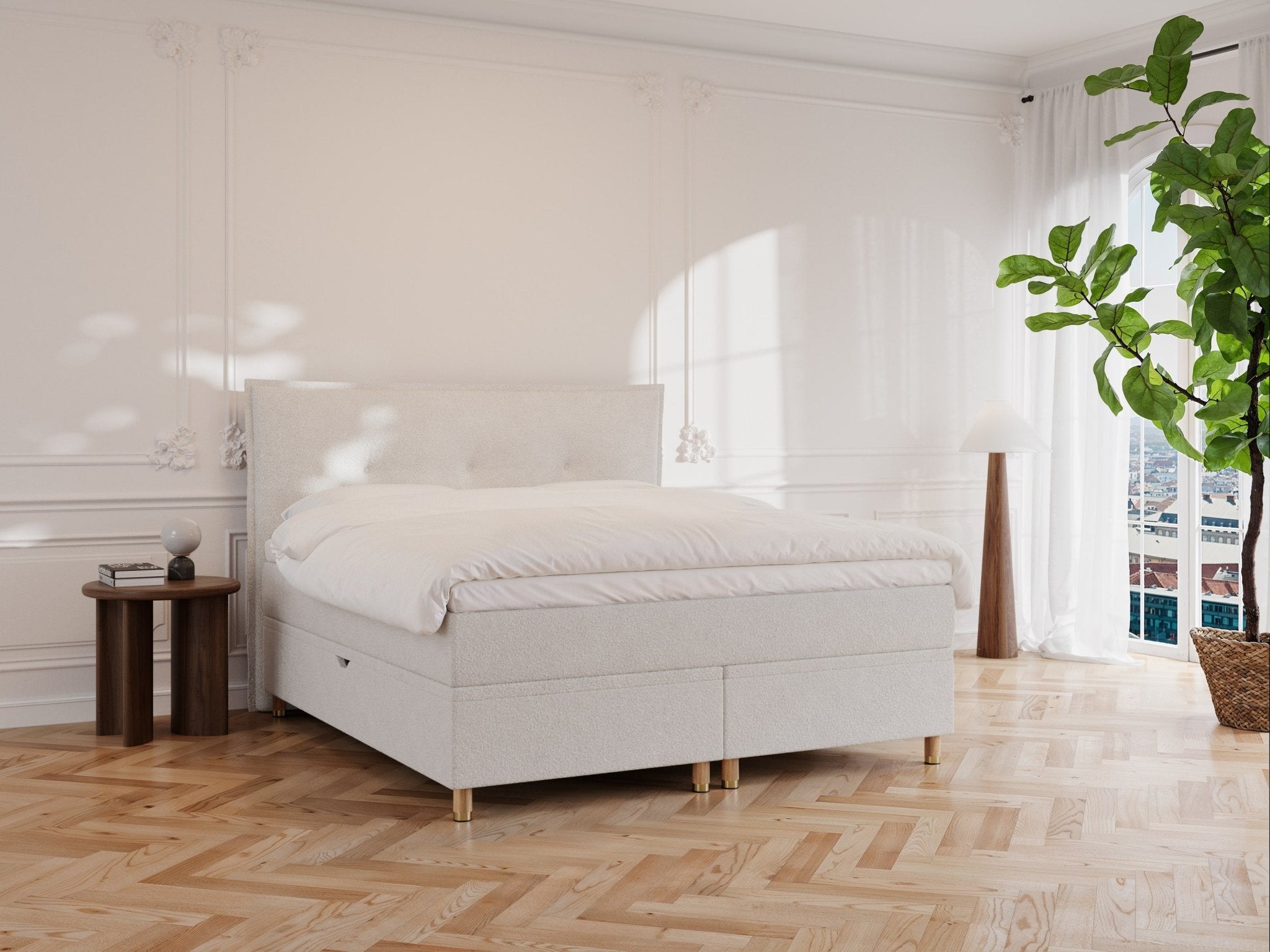 Alva Älv | 180x200 | Bouclé cream