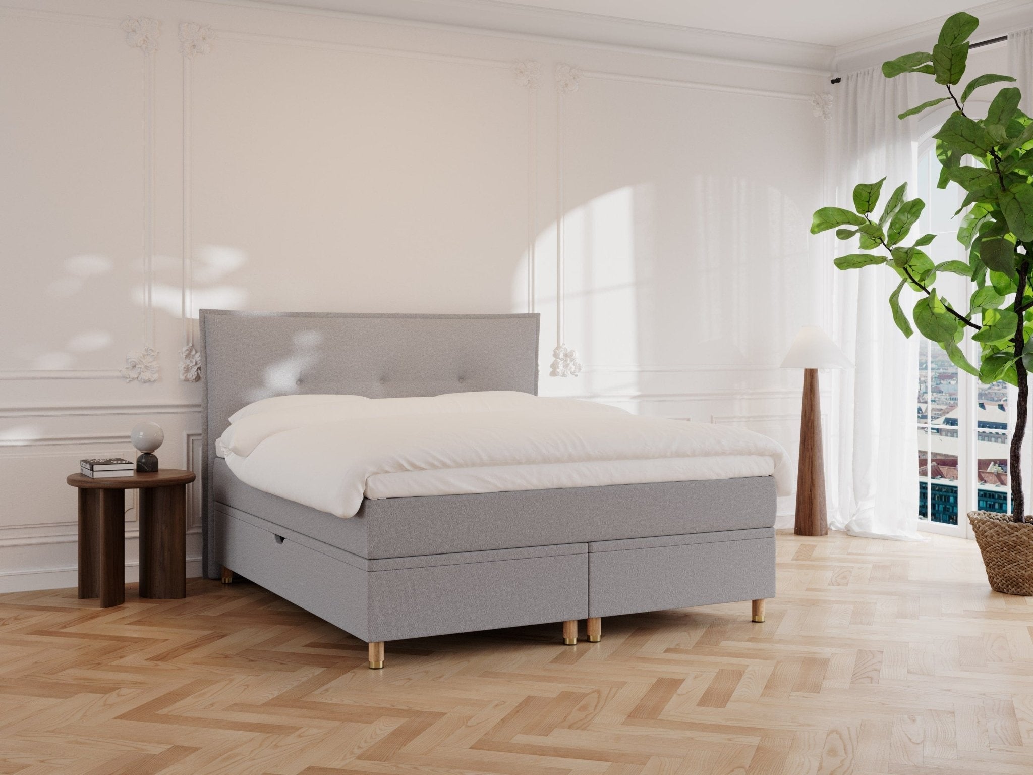 Alva Nordlys | 180x200 | Lys grå Alva Nordlys | 180x200 | Lys grå