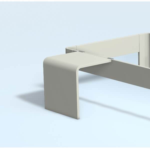 Auping Auronde sengebord, lav model - hvid Auping Auronde sengebord, lav model - hvid