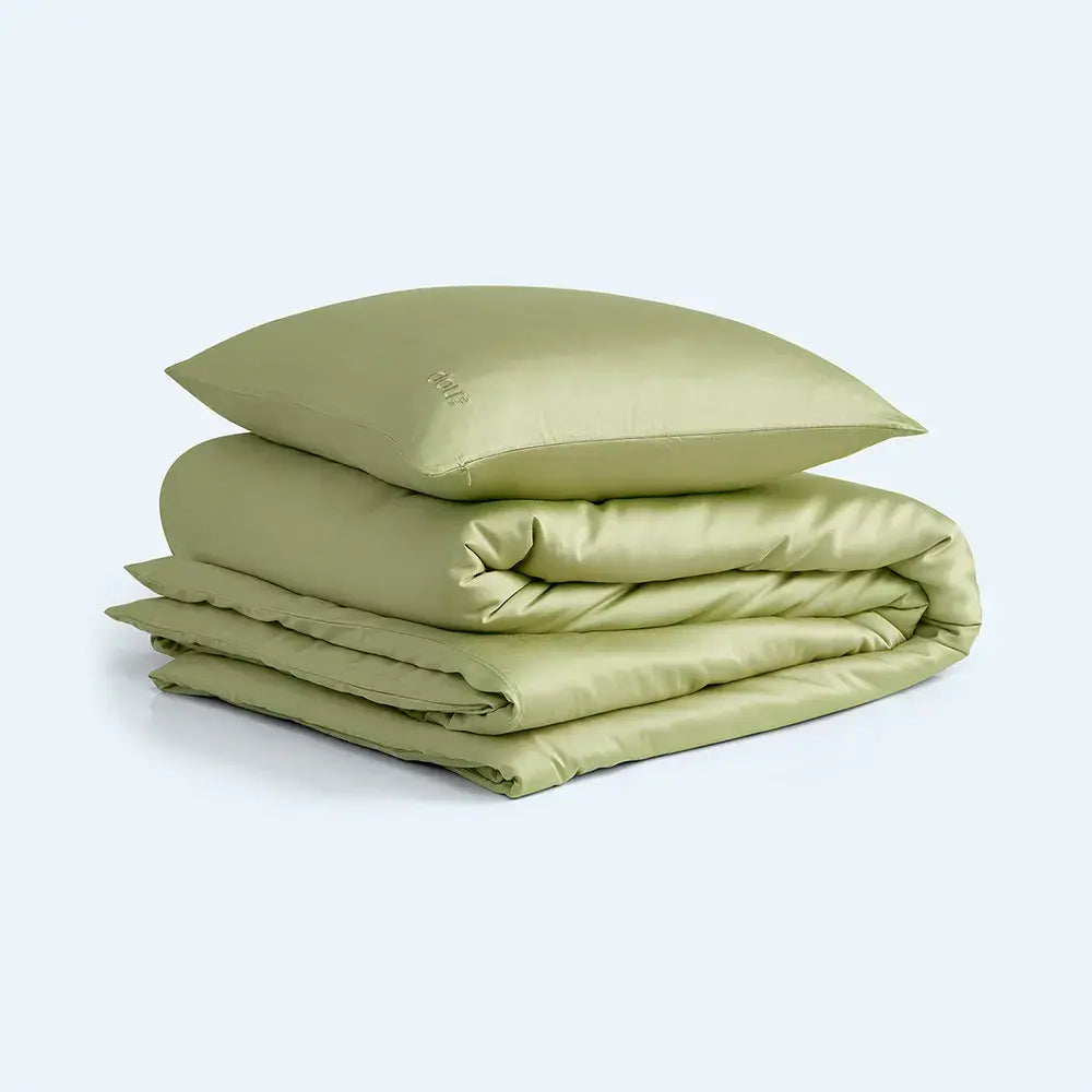Bambus Sengesæt Matcha - 1 pudebetræk / 140x200 Bambus Sengesæt Matcha - 1 pudebetræk / 140x200
