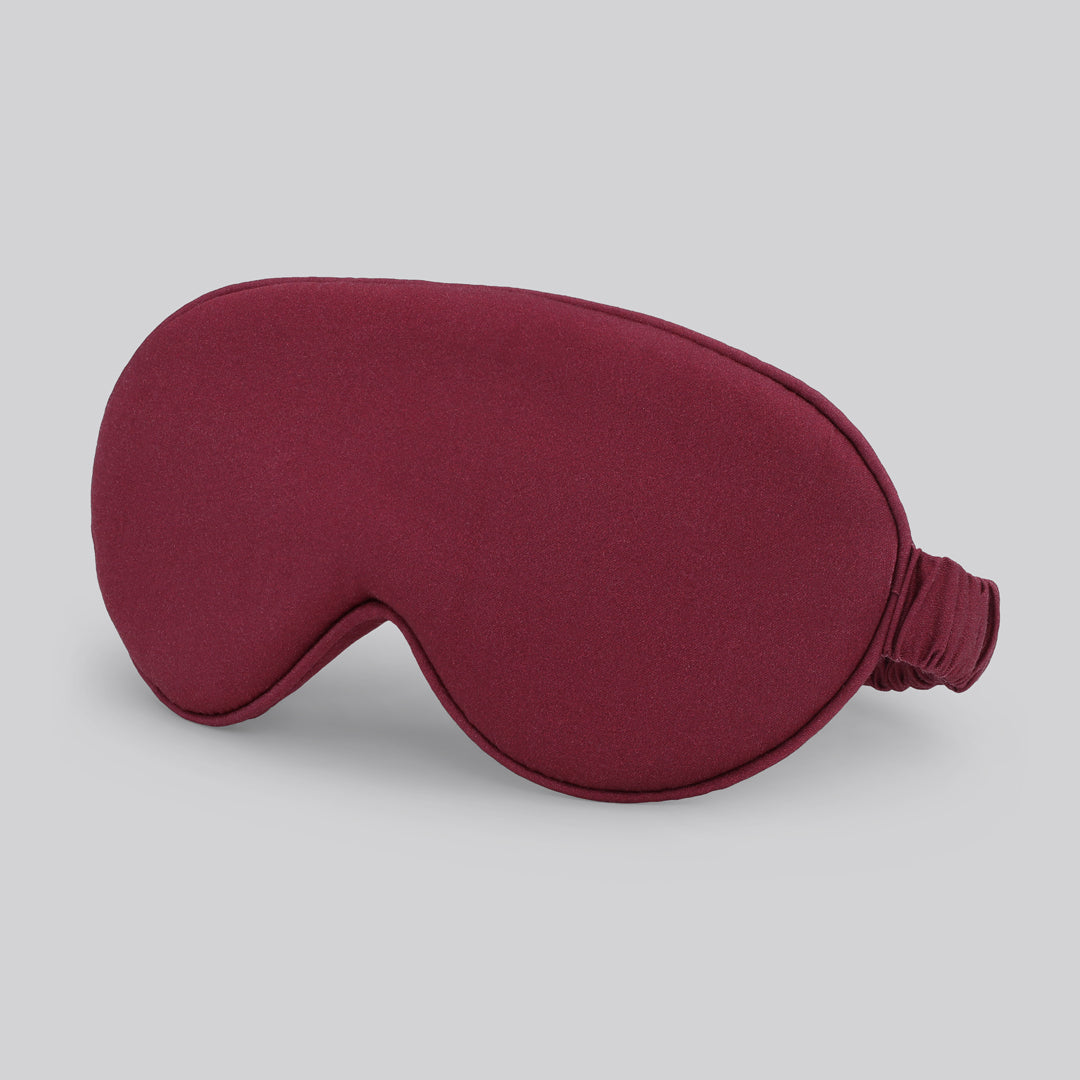 Bambus sovemaske i bordeaux Bambus sovemaske i bordeaux