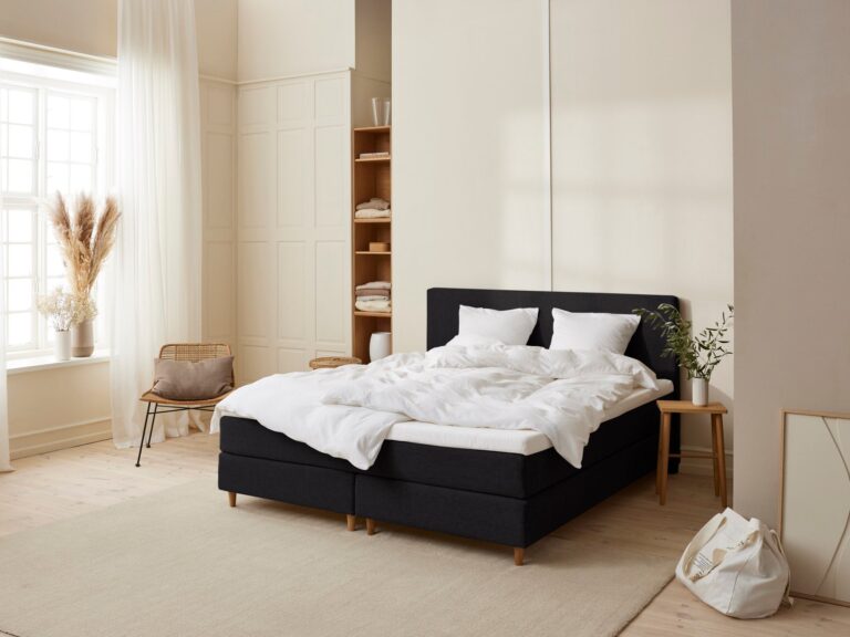 Fabrikkens - Luksus | Kontinental (Sort) 180x200 cm.