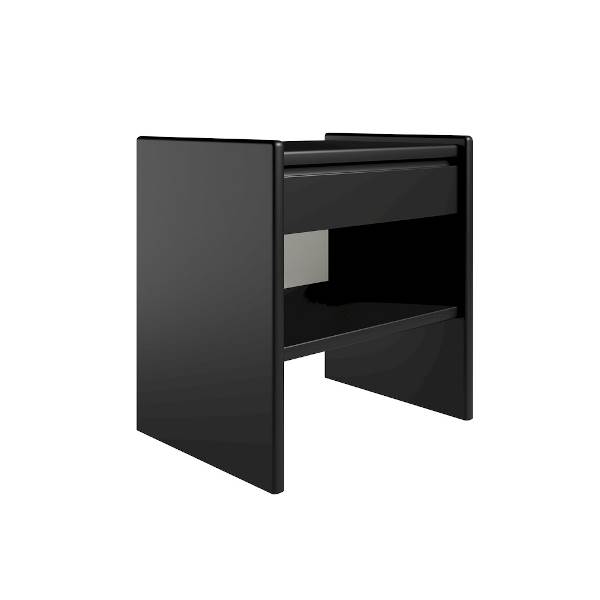 Kaagaard 110 sengebord - Sort