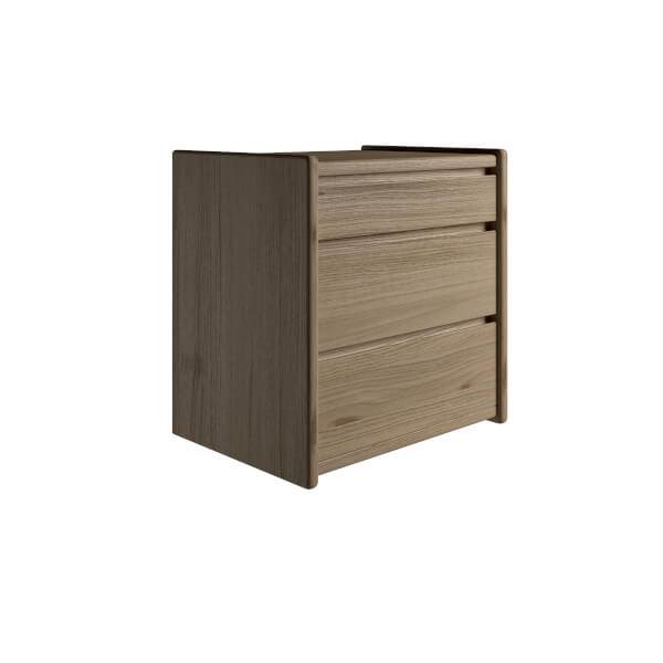 Kaagaard Sengebord 3 Skuffer - Eg vægthængt