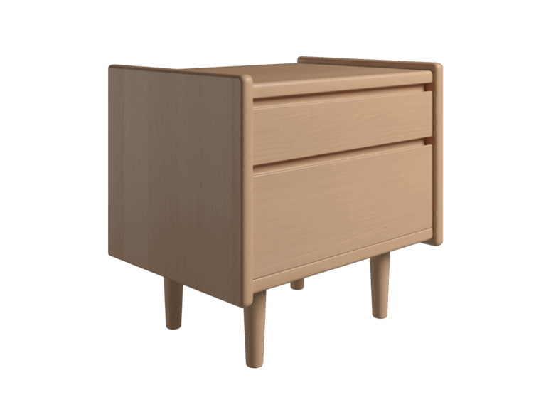 Kaagaard - Sengebord-Bøg-B: 50 D: 37-Træ ben