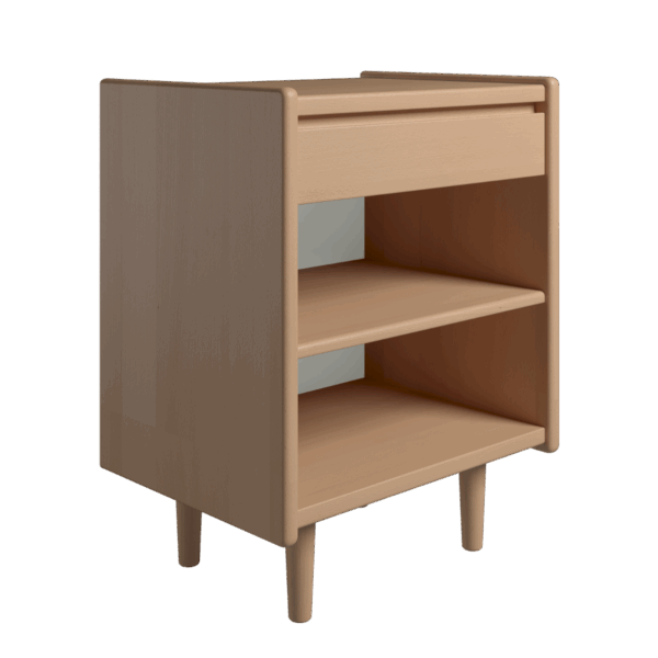 Kaagaard - Sengebord-Bøg-B: 50 D: 47-Træ ben