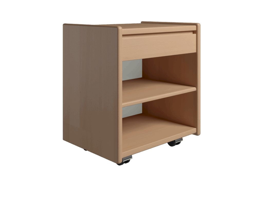 Kaagaard - Sengebord-Bøg-B: 80 D: 37-Hjul