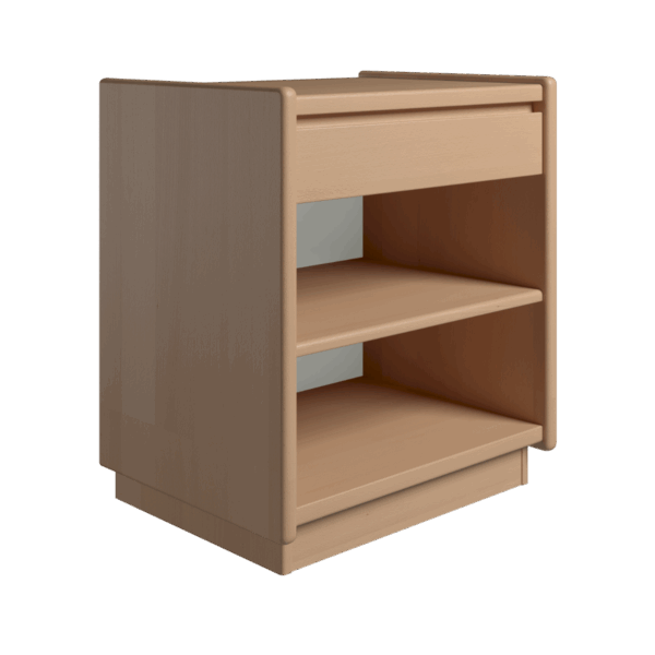 Kaagaard - Sengebord-Bøg-B: 80 D: 37-Sokkel