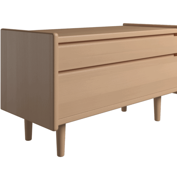 Kaagaard - Sengebord-Bøg-B: 80 D: 37-Træ ben