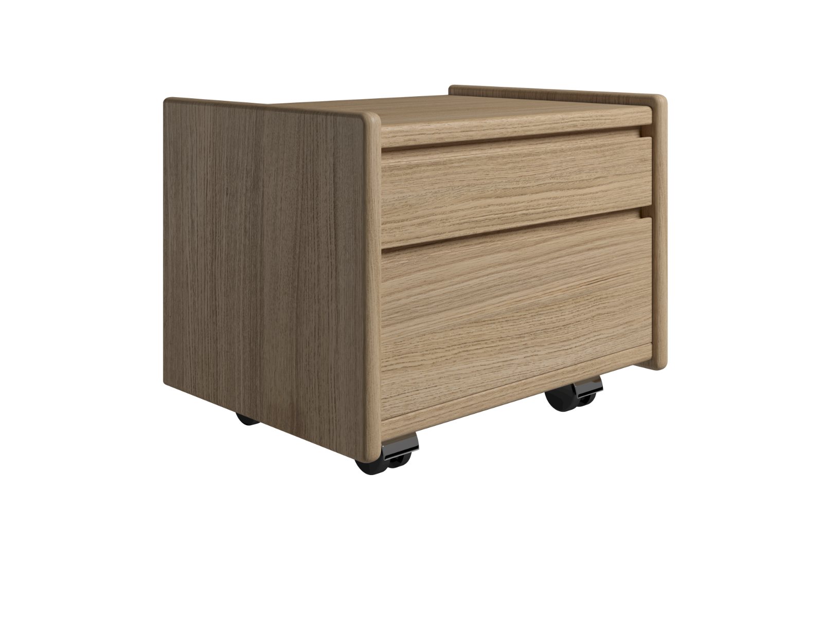 Kaagaard - Sengebord-Eg oliebeh-B: 50 D: 37-Hjul Kaagaard - Sengebord-Eg oliebeh-B: 50 D: 37-Hjul