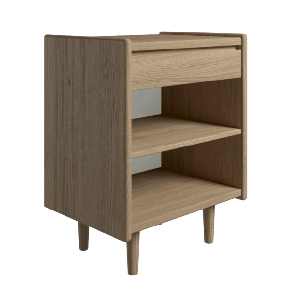 Kaagaard - Sengebord-Eg oliebeh-B: 50 D: 47-Træ ben