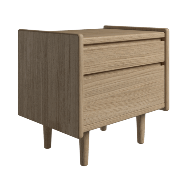 Kaagaard - Sengebord-Eg oliebeh-B: 50 D: 47-Træ ben