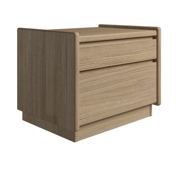 Kaagaard - Sengebord-Eg oliebeh-B: 80 D: 37-Sokkel