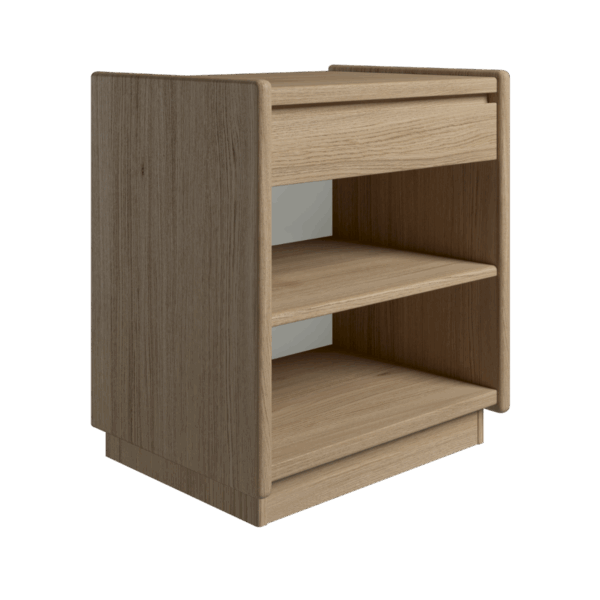 Kaagaard - Sengebord-Eg oliebeh-B: 80 D: 47-Sokkel