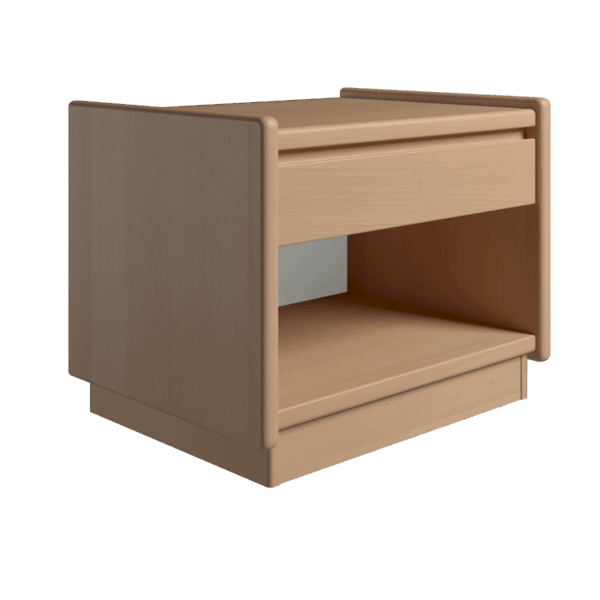 Kaagaard - Sengebord-H: 34-Bøg-B: 50 D: 37-Sokkel