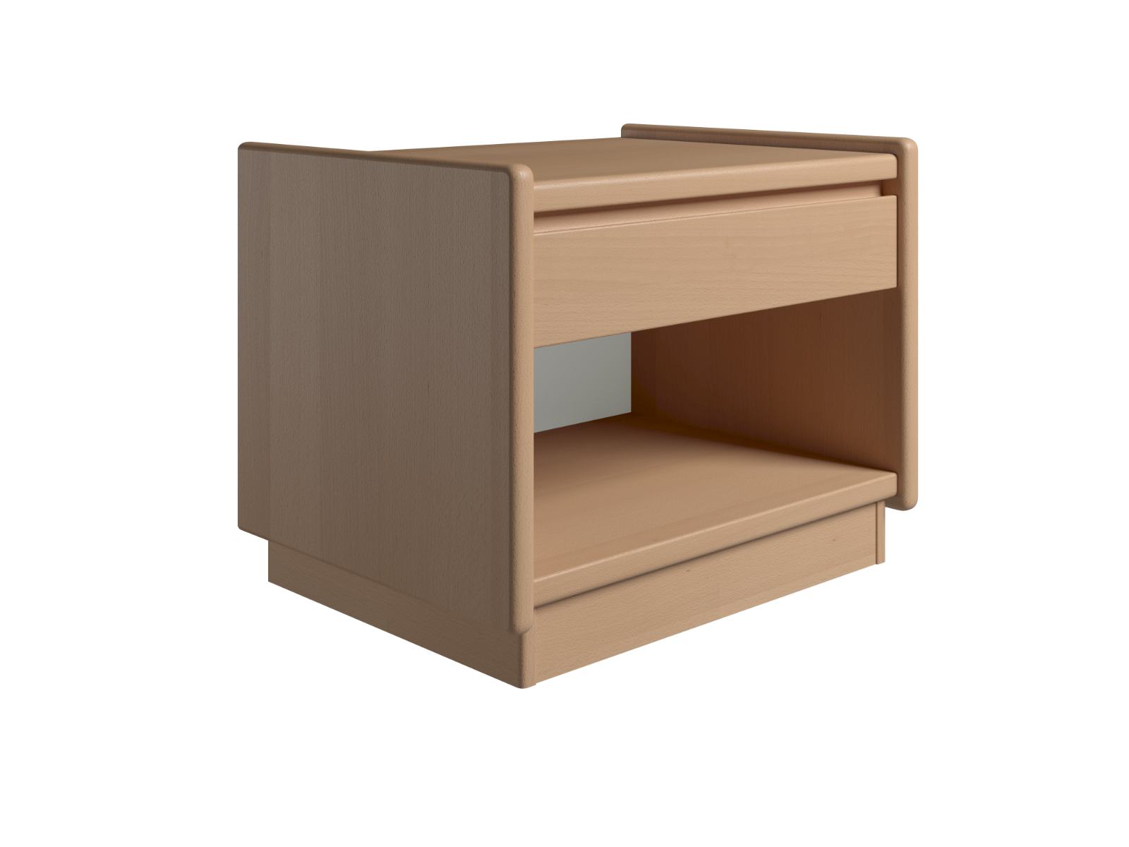 Kaagaard - Sengebord-H: 34-Bøg-B: 50 D: 37-Sokkel Kaagaard - Sengebord-H: 34-Bøg-B: 50 D: 37-Sokkel