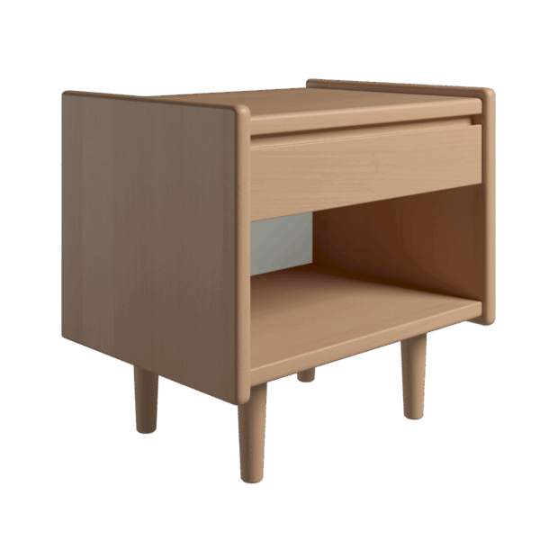 Kaagaard - Sengebord-H: 34-Bøg-B: 50 D: 47-Træ ben