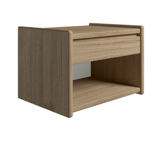 Kaagaard - Sengebord-H: 34-Eg oliebeh-B: 80 D: 37-Sokkel