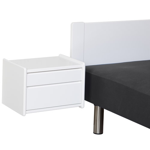 Kaagaard - Sengebord-Hvid-B: 50 D: 37-Ophæng