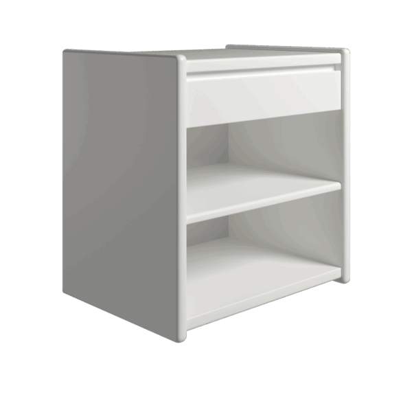 Kaagaard - Sengebord-Hvid-B: 50 D: 47-Ophæng