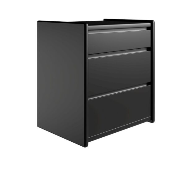 Kaagaard - Sengebord-Sort-B: 50 D: 37-Ophæng