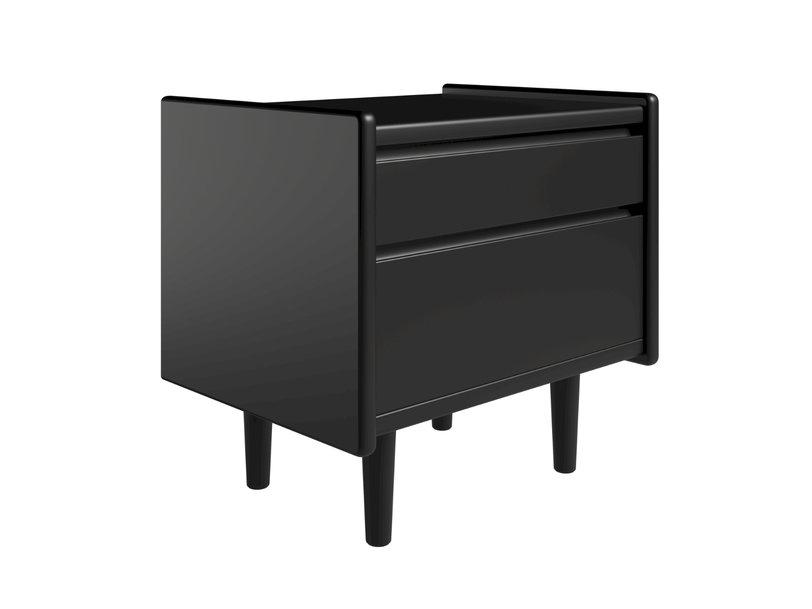 Kaagaard - Sengebord-Sort-B: 50 D: 47-Træ ben Kaagaard - Sengebord-Sort-B: 50 D: 47-Træ ben