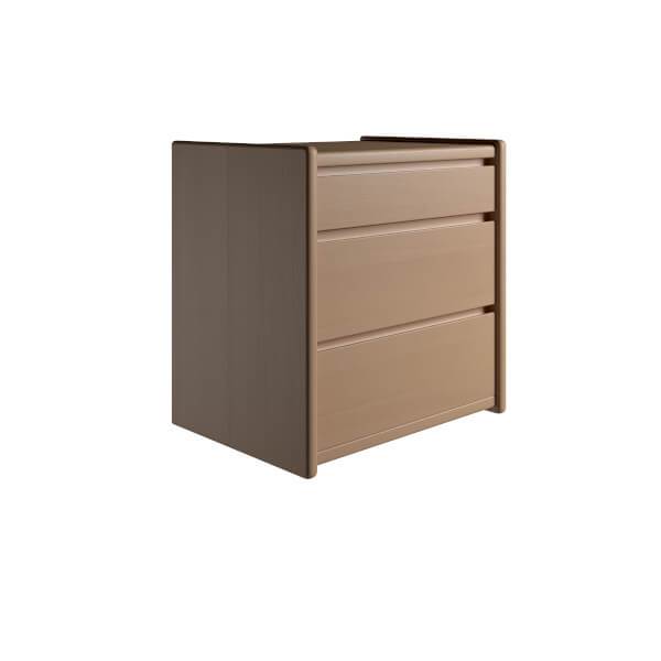 Kaagaard Sengebord med 3 Skuffer - 50 cm bred