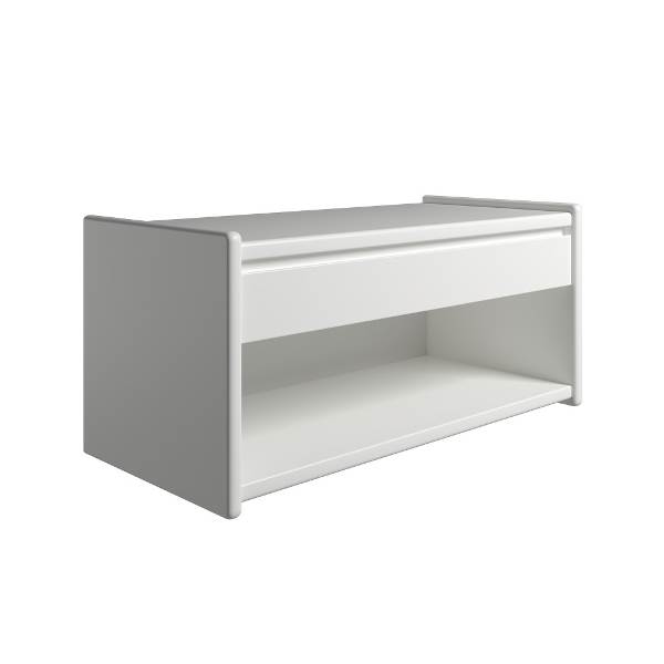 Kaagaard sengebord væghængt - 21-80-47 - Hvid