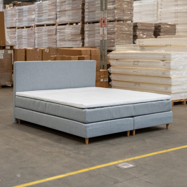 Lysegrå - Kontinental 180x200 | Kontinental (Lysegrå) 180x200 cm.