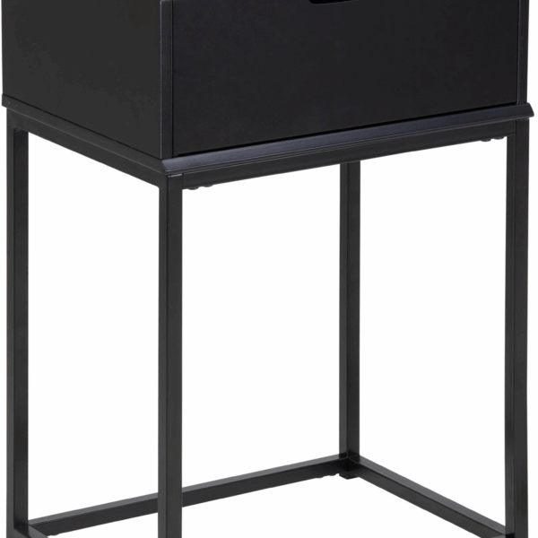 Natbord sengebord Signature Trinelle sort MDF 61,5x40x30 cm