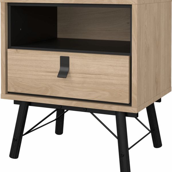 Sengebord Vesterholm Askø natbord 1 skuffe, Jackson Hickory, danskproduceret FSC