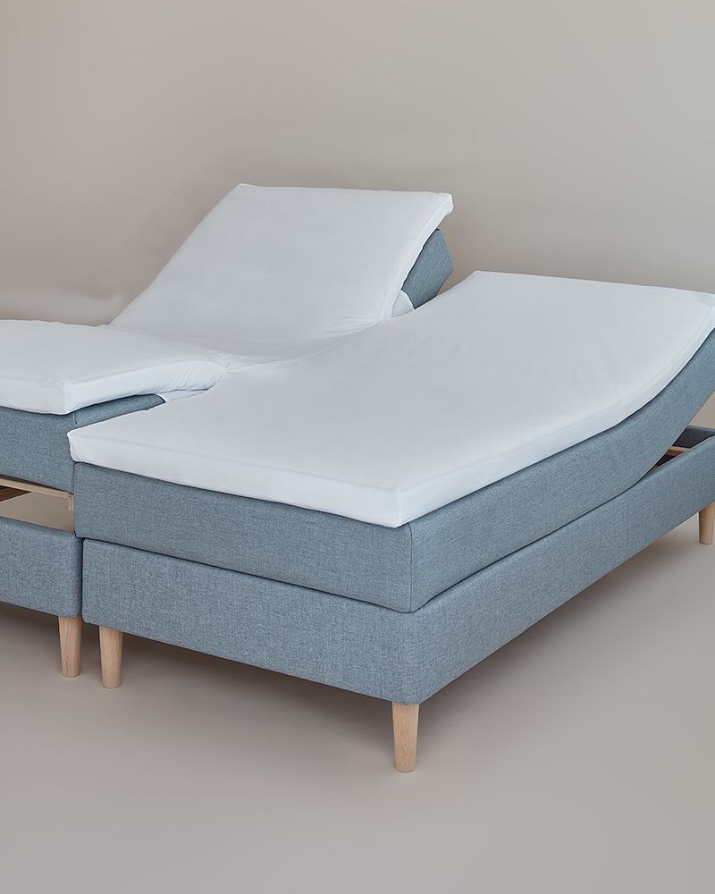 CPH hovedpude - Largeiving - CPHliving Split H-kuvertlagen - Passer til topmadras har split i begge ender - Elevationslagen-Hvid 01-11 cm-160x200