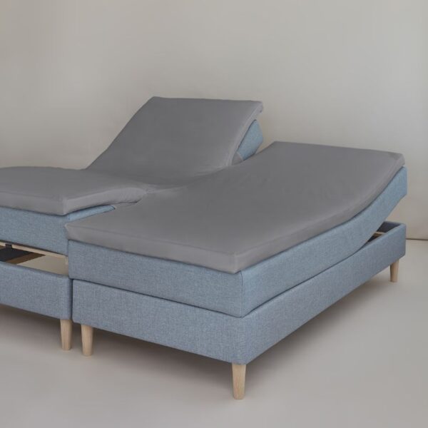 CPH hovedpude - Largeiving - CPHliving Split H-kuvertlagen - Passer til topmadras har split i begge ender - Elevationslagen-Mørkegrå 12-11 cm-160x200