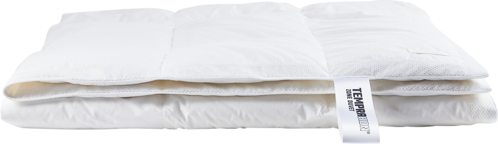 Dyne Temprakon ZONE 140x200 cm Sval, TempraCool & Batist, 250 g TempraDown, 100 % bomuld, OEKO-TEXÂ®-certificeret, allergivenlig, 10 års garanti