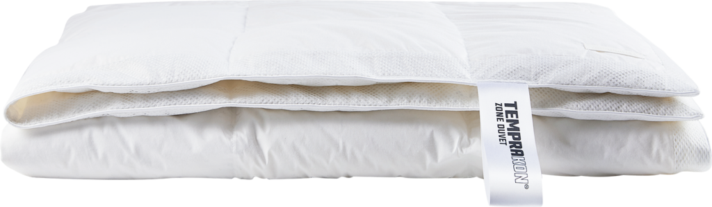 Dyne Temprakon ZONE Lun 140x200 cm i 100 % bomuld med TempraCool & TempraDown, OEKO-TEX certificeret, 10 års garanti