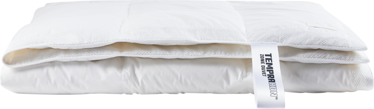 Dyne Temprakon ZONE Lun 140x200 cm i 100 % bomuld med TempraCool & TempraDown, OEKO-TEX certificeret, 10 års garanti