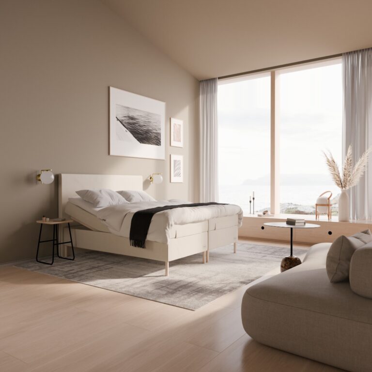 Jensen - Ambassadør + Dream elevationsseng 160x200 cm - Inkl. topmadras